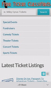 Ticket Classifieds - screenshot thumbnail