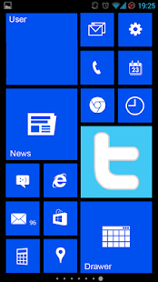 Lastest Blue Tiles Theme APK