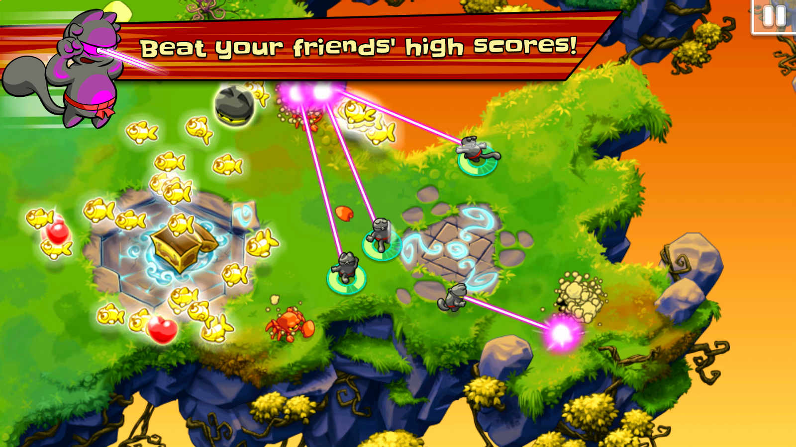 Ninja Hero Cats - screenshot