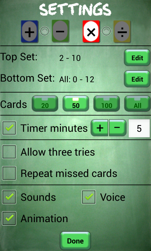 Math Flash Cards (Free) - Android Apps on Google Play