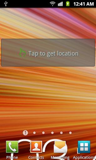 My Location Address Widget