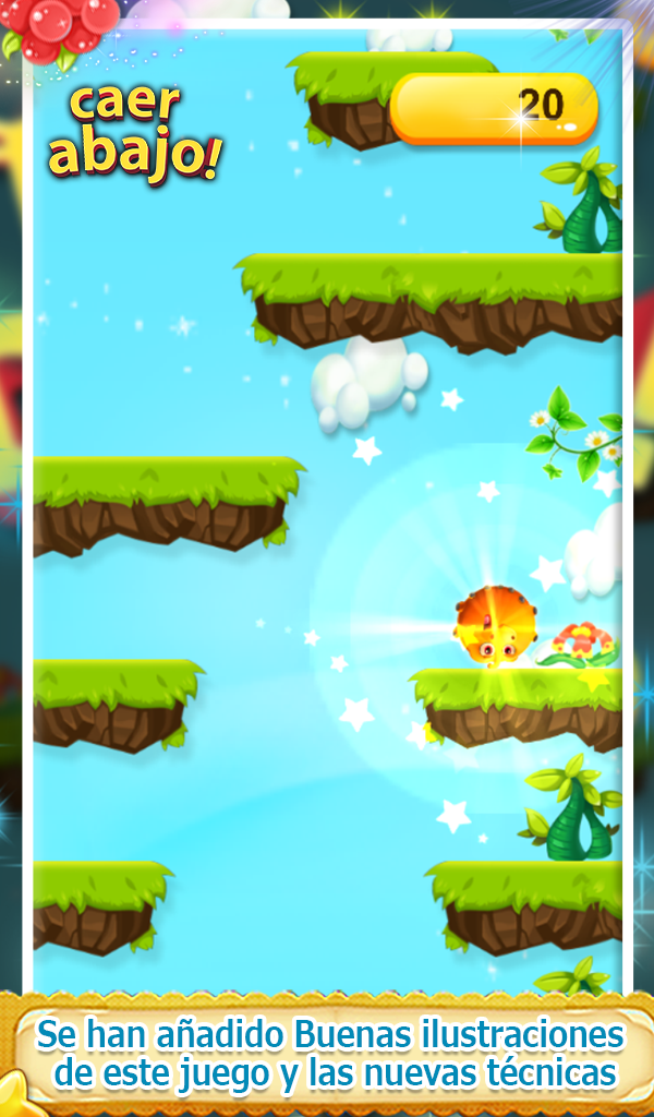 Android application Fall Down screenshort