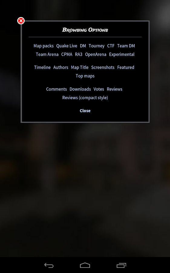    ..::LvL - Q3A Database- screenshot  