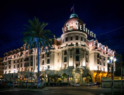 The Hotel Le Negresco in Nice, France.