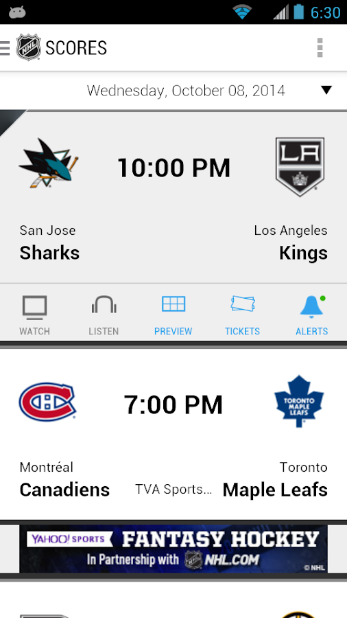 NHL Android Apps on Google Play