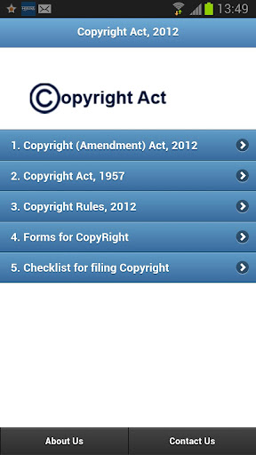 COPYRIGHT ACT 2012