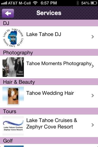 Lake Tahoe Wedding Association