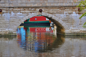 Red Reflections by Viana Santoni-Oliver -  