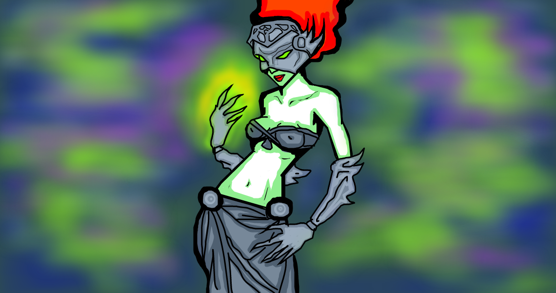 Undead Alien Sorceress 