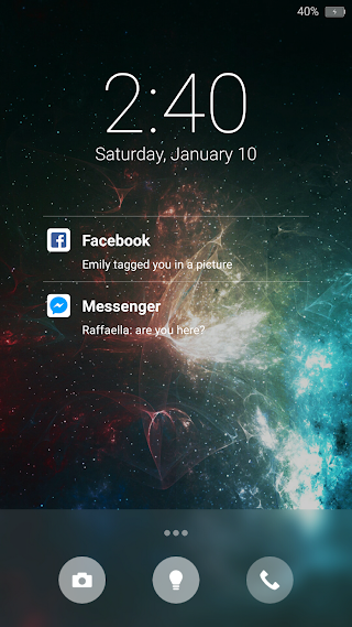 Slide to unlock - screenshot