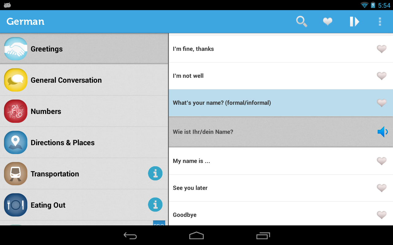 Learn German Phrasebook - Android Apps on Google Play