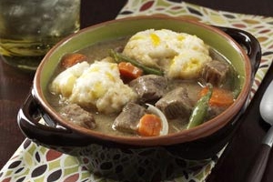 Beef Stew with Cheddar Dumplings