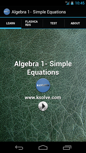 Algebra 1 - Simple Equations