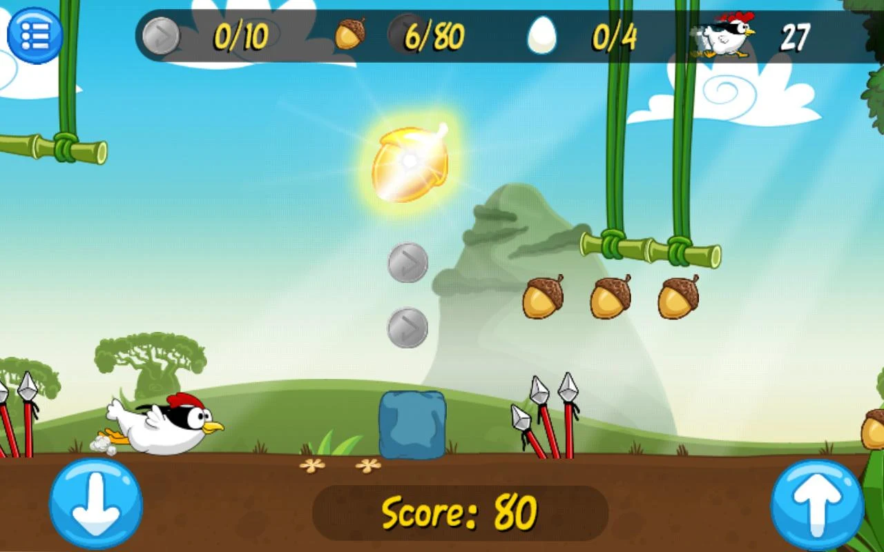 Ninja Chicken Adventure Island - screenshot