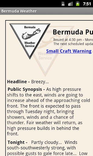 Bermuda Weather - Gingerbread