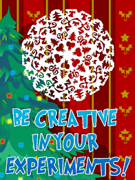 Happy Snowflake Christmas fun poster 7
