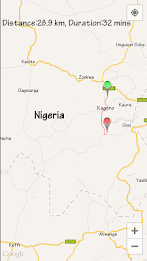 Distance Time Retriever Map poster 7