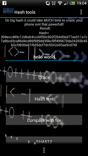 Hash tools