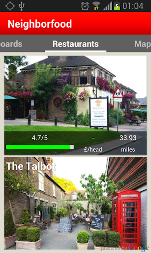 NBF Find restaurants in Oxford