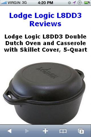 Logic L8DD3 Dutch Oven Reviews