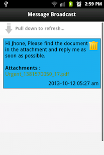 Message Broadcast Screenshots 2