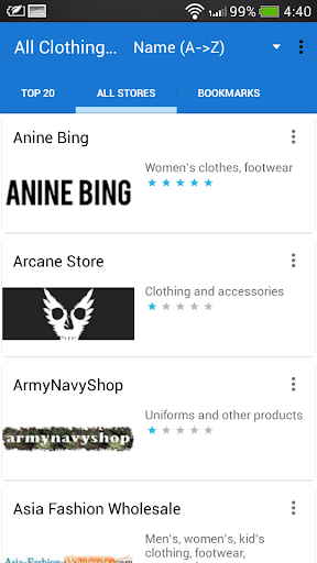 【免費購物App】All Clothing Stores. Catalog-APP點子