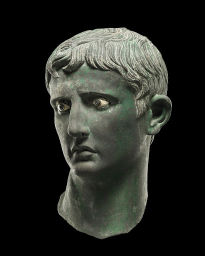 Bronze head of Augustus