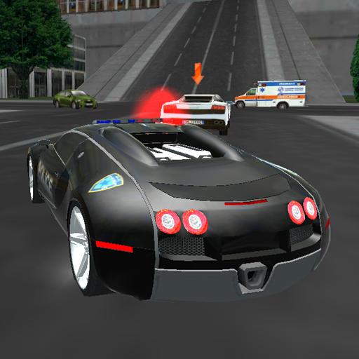 疯狂的司机警察职务3D 賽車遊戲 App LOGO-APP開箱王