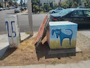Golden Hill Dog and Face Utility Box