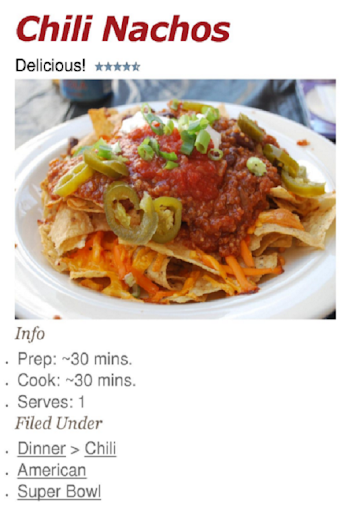 Chili Nachos