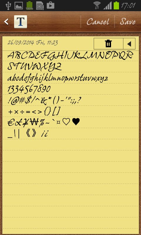 Grimshaw Hand FlipFont Screen 3