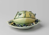 Botervloot in de vorm van een meloen