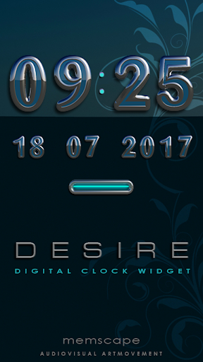 Desire Digital Clock Widget