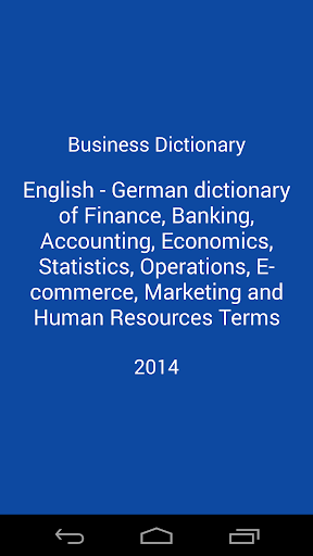 Business Dictionary En-De