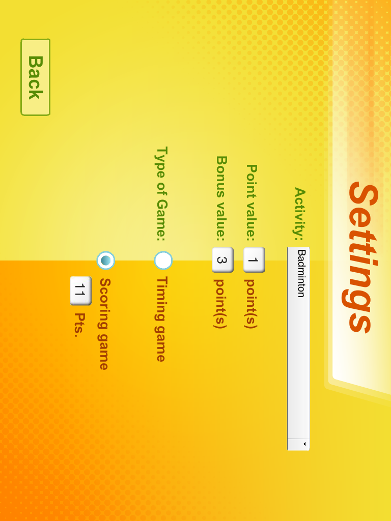 PE : Game &amp; Score Screen 2