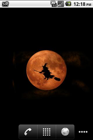 Halloween 3D Witch's Moon LWP