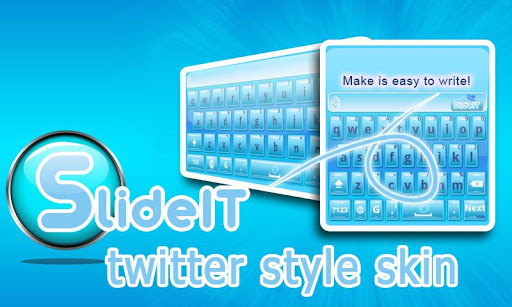 SlideIT Twitter style Skin