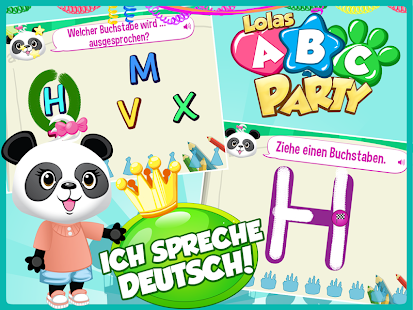 Android-Anwendung Lola's ABC Party Screenshot