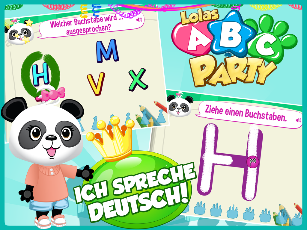Android application Lola's ABC Party screenshort