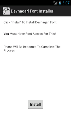 Devanagari Font Installer