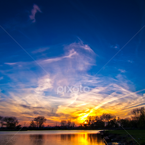 sunset in Naperville il by MIGUEL CORREA - Landscapes Sunsets & Sunrises