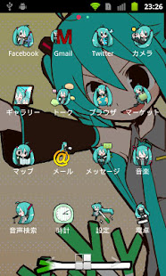 ADW Theme -Miku Hatsune-(圖2)-速報App