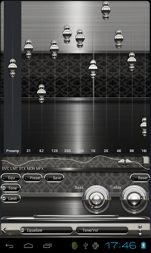 【免費個人化App】Poweramp skin Silver Deluxe-APP點子