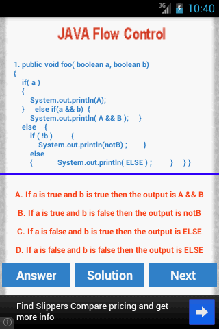 NR JAVA Flow Control