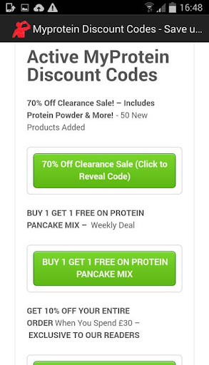 【免費購物App】Cheap Protein Discount Codes-APP點子