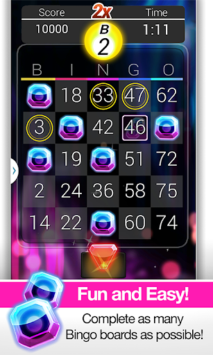 Bingo Gem Rush Free Bingo Game