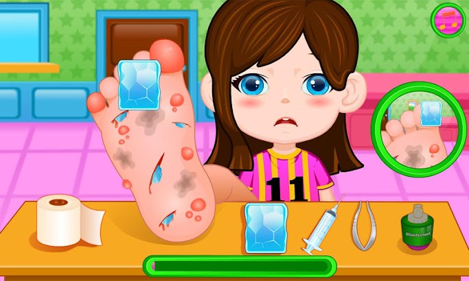 Big foot doctor game screenshot