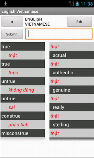 English Vienamese Dictionary