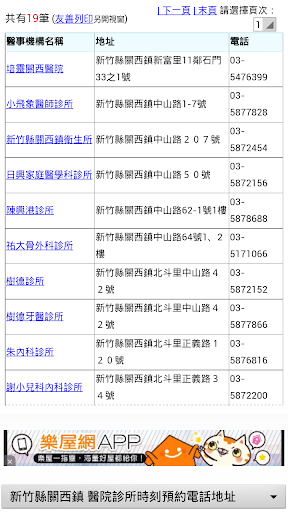 新竹縣醫院診所時刻預約電話地址 實用便利