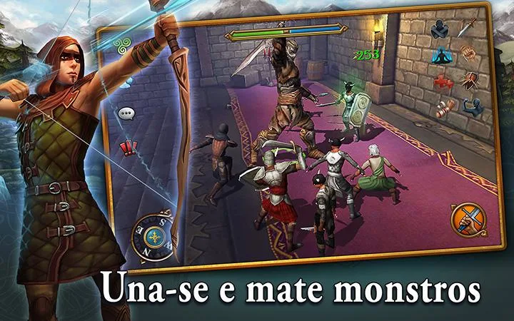   3D MMO Celtic Heroes: captura de tela 